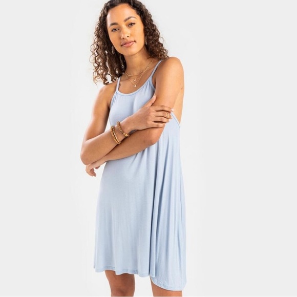 NWT Mauve Lattice Back Mini Swing Dress | Size Medium - Picture 3 of 12